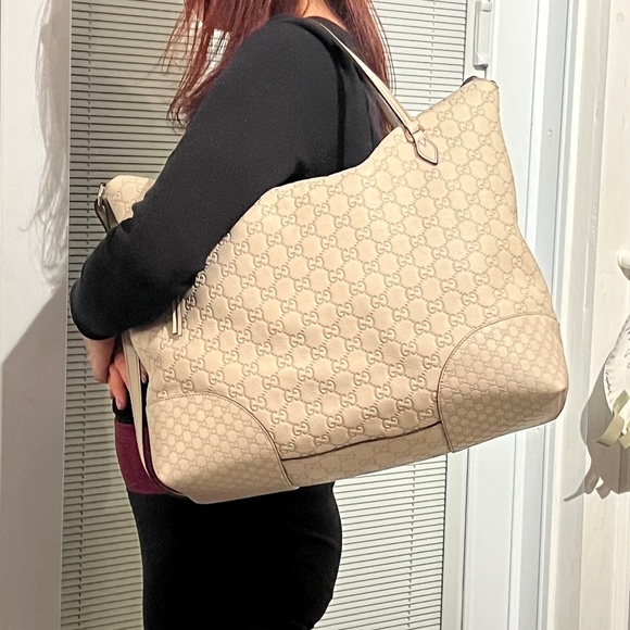 Gucci leather tote bag - Picture 4 of 8